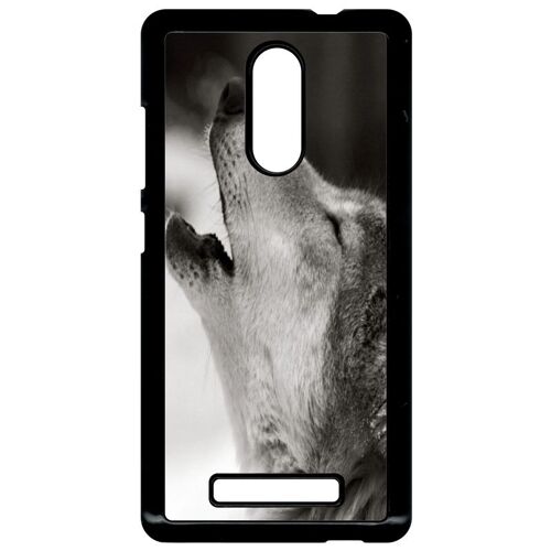 Coque Xiaomi Redmi Note 3 - Loup Hurlant - Noir