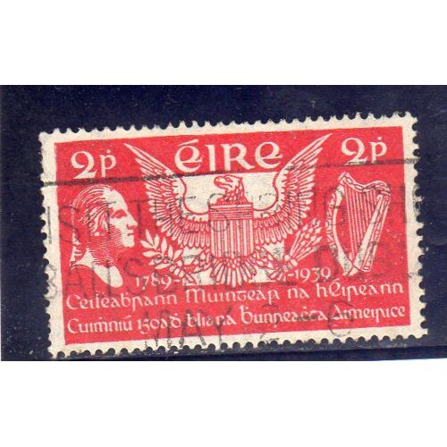 Timbre-Poste D¿Irlande (150ème Anniversaire De La Constitution Des Etats-Unis)