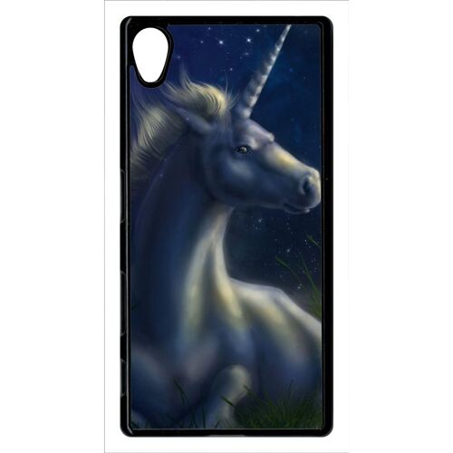 Coque Xperia Z5 - Licorne 2 - Noir