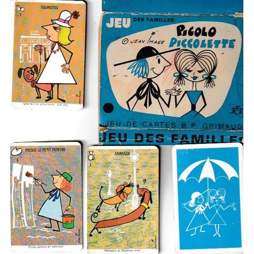 Jeu Des Familles Picolo Et Piccolette De Jean Image