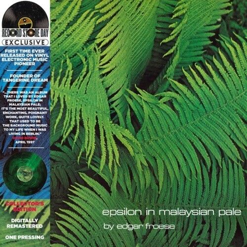 Edgar Froese - Epsilon In Malaysian Pale [Vinyl] Colored Vinyl, Clear Vinyl, Gre