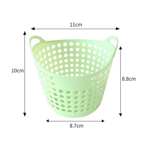 Panier À Cosmétiques En Pp Creux, Boîte De Rangement Domestique, Organisateur De Jouets De Table, Imperméable, 4 Couleurs, Multifonction, 1 Pièce