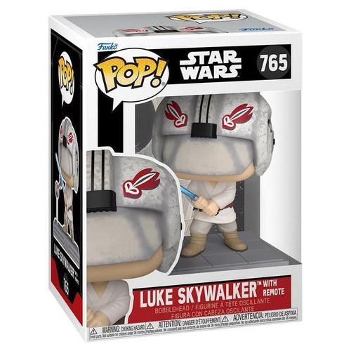 Figurine Funko Pop - Star Wars 4 : Un Nouvel Espoir N°765 - Luke Skywalker Avec Sphère D'entraînement (83798)