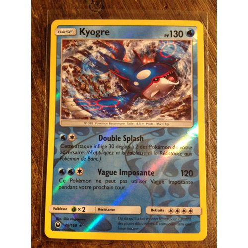 Kyogre Reverse 46/168 Série Soleil Et Lune Tempête Céleste