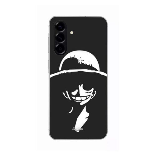Coque Pour Samsung Galaxy A56 Monkey D. Luffy Black And White