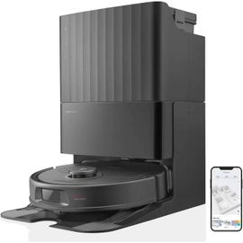 Aspirateur robot laveur ROBOROCK Qrevo Pro Noir 7 kPa, Station Multifonction 2.0