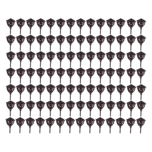 Boîte À Engrais En Plastique, 100 Pièces, Couvercle, Panier, Boîte, Bonsaï, Portable, Panier De Semis De Jardin