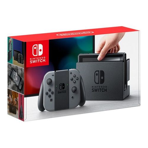 Console Nintendo Switch 2017 avec paire de Joy-Con gris