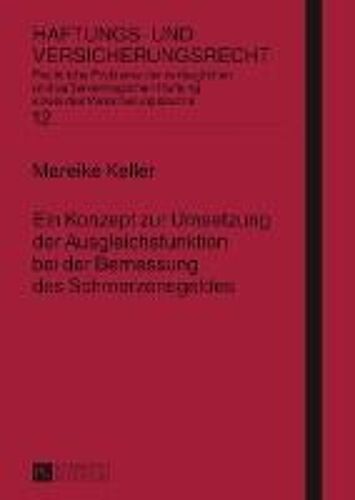 Ein Konzept Zur Umsetzung Der Ausgleichsfunktion Bei Der Bemessung Des Schmerzensgeldes
