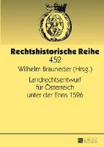 Landrechtsentwurf Für Österreich Unter Der Enns 1526