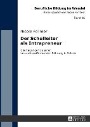 Der Schulleiter Als Intrapreneur