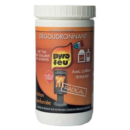 Dégoudronnant pour Foyers, Inserts, Récupérateurs de chaleur Pyrofeu