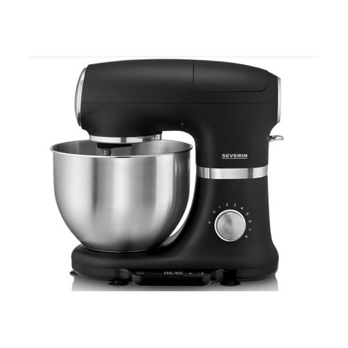 SEVERIN KM 3898 - Robot pâtissier - 1000 Watt - argent brossé/noir mat