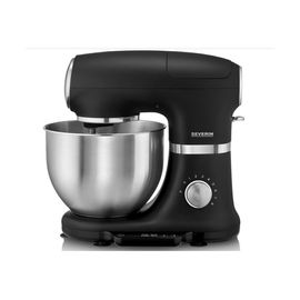 SEVERIN KM 3898 - Robot pâtissier - 1000 Watt - argent brossé/noir mat