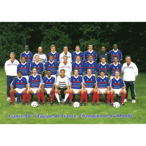 Carte Postale Pret-A-Poster -Coupe Du Monde 98 Equipe De France