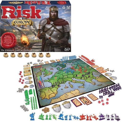 Jeu Risk Europe La Conquête Médiévale Éd. Premium Et En Français