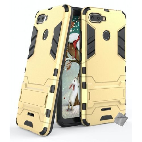 Housse Etui Coque Rigide Anti Choc Pour Xiaomi Redmi 6 + Film Ecran - Or