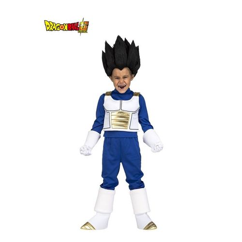 Déguisement De Vegeta De Dragon Ball Avec Perruque Pour Garçon (Taille 13-14a)