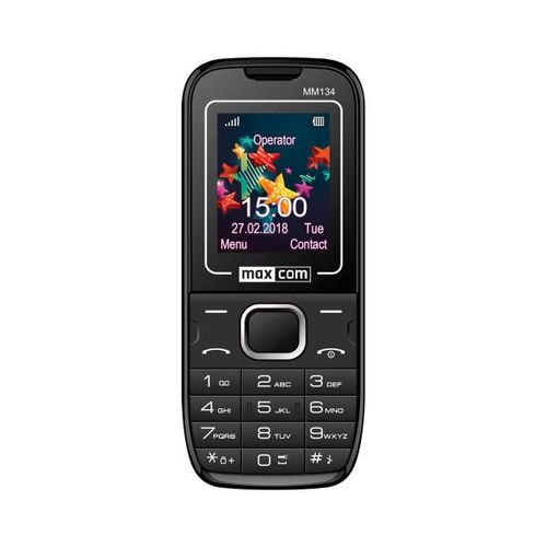 MaxCom Classic MM134 4,5 cm (1.77") 60 g Noir Appareil-photo de téléphone