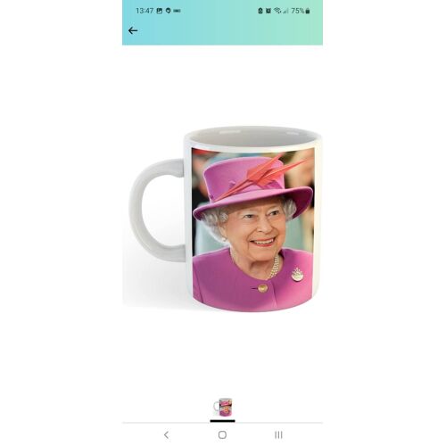 Mug Céramique Commémoratif Reine Élisabeth 2