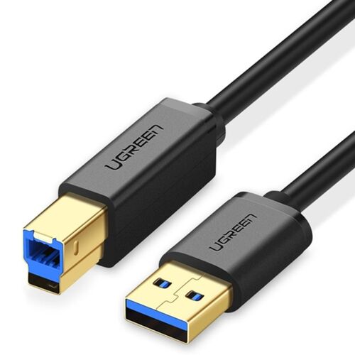 (#49) USB 3.0 Type A Male to Type B Male Gold-plated Printer Cable Data Cable, For Canon, Epson, HP, Cable Length: 2m