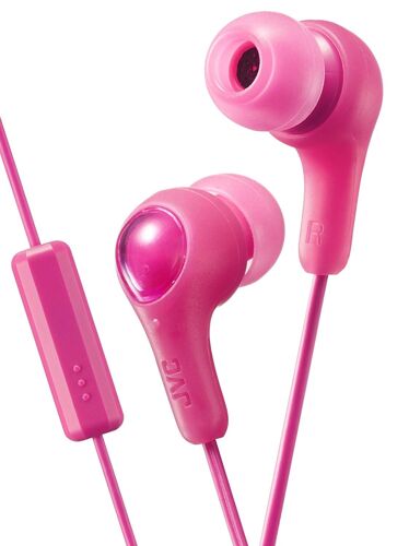 GUMY PLUS : Ecouteurs intra-auriculaires avec microphone et télécommande- Rose