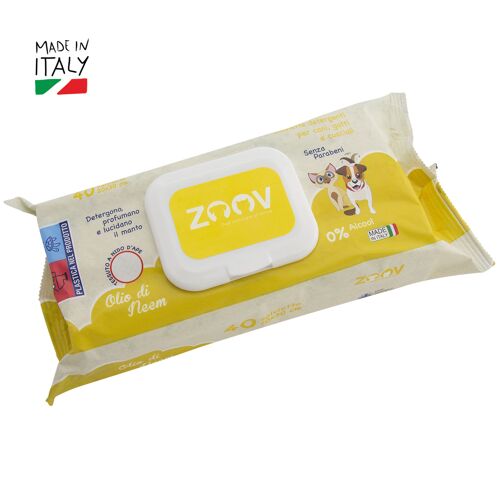 12 XZOOV NEEM LINGETTES NETTOYANTES 40 PIECES