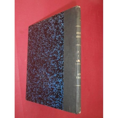 Chronique Financière Dauphinoise, Année 1914