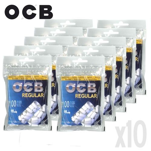 Lot de 10 Sachets de Filtres - OCB Regular