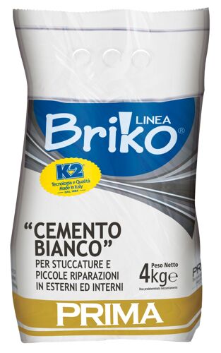 4 XCIMENT BLANC LIGNE BRIKO KG. 4
