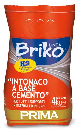 4 XLIGNE DE PLÂTRE BRIKO POUR EXTeRIEURS KG. 4