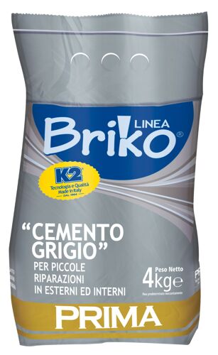 4 XLIGNE BRIKO CIMENT GRIS KG. 4