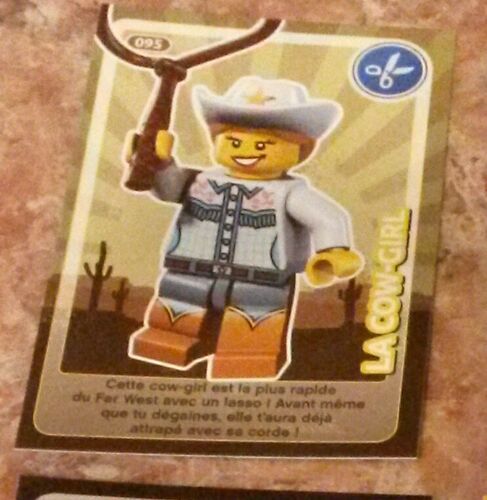 Carte Auchan Légo 2018 N° 095 Cow-Girl