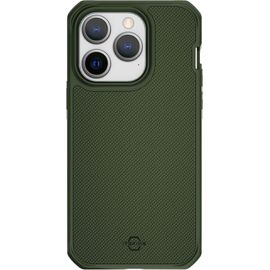 Coque Renforcée Iphone 14 Pro Ballistic Nylon R 100% Plastique Recyclé Verte Itskins