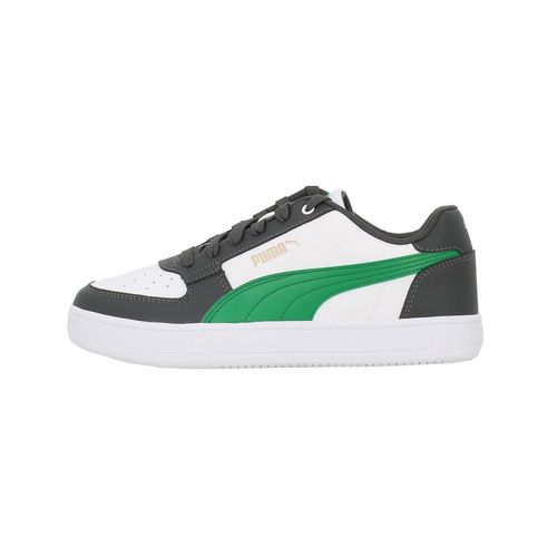 Chaussures Basses Cuir Ou Simili Puma Jr Puma Caven 2 Blanc