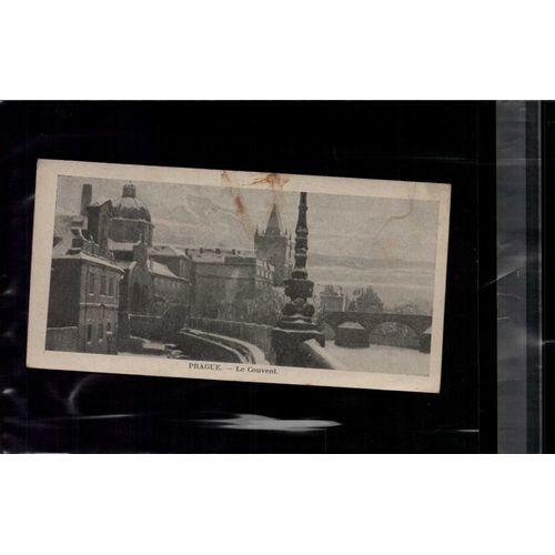 7 X 14 Cm Carte Postale En L Etat Sur Les Photos Prague - Le Couvent -