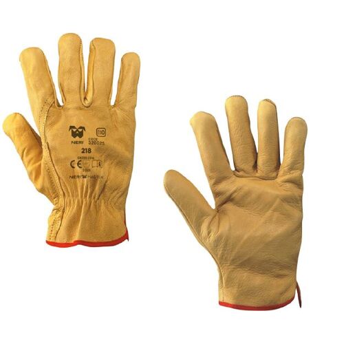 12 XGANTS D HIVER EN FLEUR DE VACHE TAILLE 218. dix