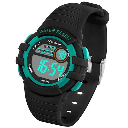 Digital Montre Pour Enfants Garçons - 30 M Étanche Sports De Plein Air Montre Analogique Avec Alarme/Minuteur/Lumière Led Pour Enfant
