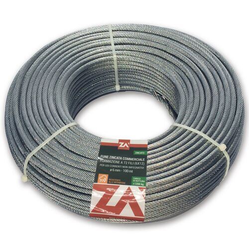1 X CÂBLE ACIER GALVANISe ANTI-TURNAGE 133F D.3 MT