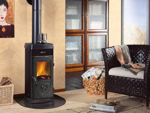 1 XPOÊLE A FEU CONTINU SUPER JUNIOR NOIR