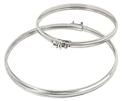 20 XPINCE A JOINT. ACIER INOXYDABLE AISI 304 POUR TUBES DE 15 CM