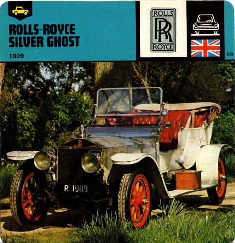 Fiche Edito-Service Rolls-Royce Silver Ghost