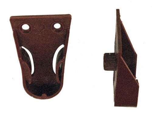 6 XSUPPORT DE TUYAU LATeRAL BL AVEC GOUPILLE MARRON 2 PCS