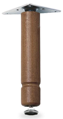 2 XBL PIEDS EN BOIS POUR MEUBLES 150 MM NOYER 4 PCS