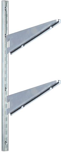 10 XSUPPORT D eTAGERE AVEC 2 CROCHETS ART.2770 CM.30 BLANC