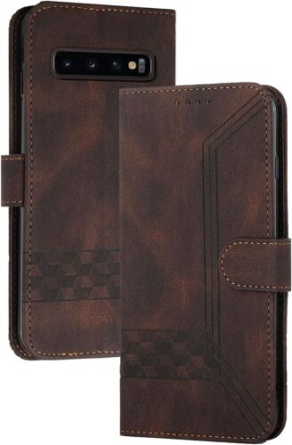 Coque Compatible Avec Samsung Galaxy Note 8,Anti-Choc Housse En Cuir Premium Flip Case Portefeuille Etui,Cafe