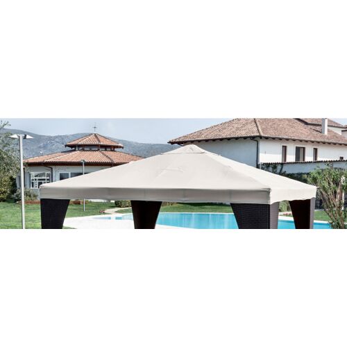 1 XCOUVERCLE SUPeRIEUR POUR GAZEBO EN BOIS 3X4POLIER.