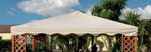 1 XCOUVERCLE SUPeRIEUR POUR GAZEBO MAXIMA 3X3 ECR