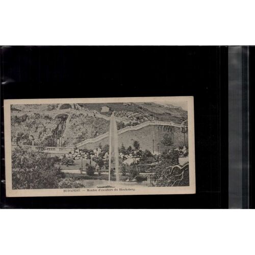 7 X 14 Cm Carte Postale En L Etat Sur Les Photos Budapest Blocksberg