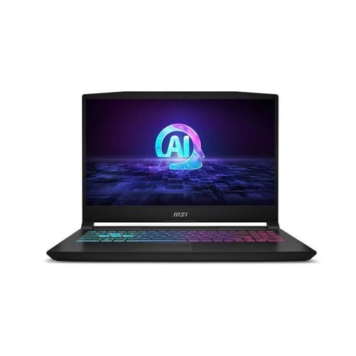 MSI Katana 15 HX B14WFK-209XFR Intel Core i7 i7-14650HX Ordinateur portable 39,6 cm (15.6") Full HD 16 Go DDR5-SDRAM 512 Go SSD NVIDIA GeForce RTX 5060 Wi-Fi 6E (802.11ax) DOS gratuit Noir